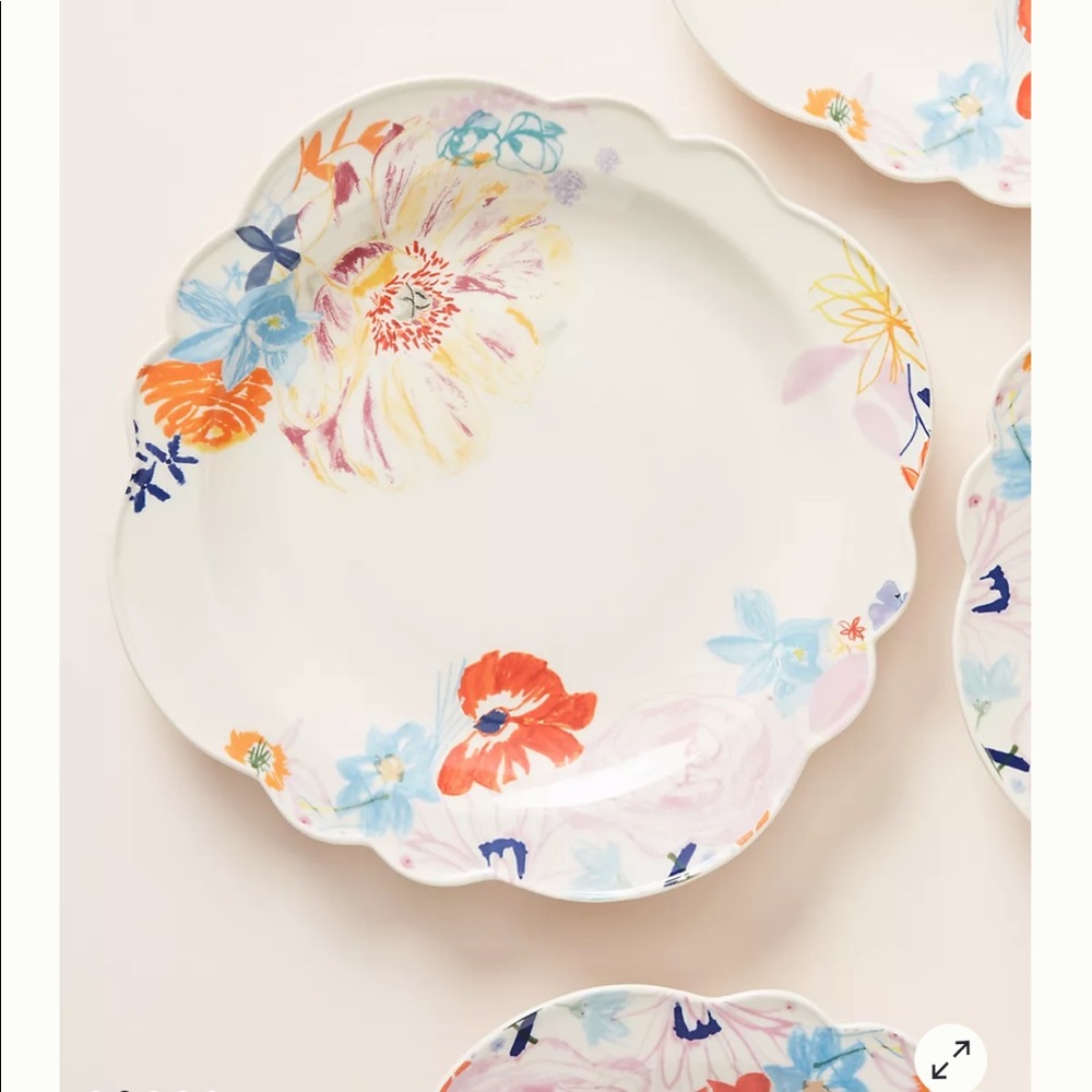 Anthropologie-Alicia Galer Galia Salad,DinnerPlate - Picture 2 of 5